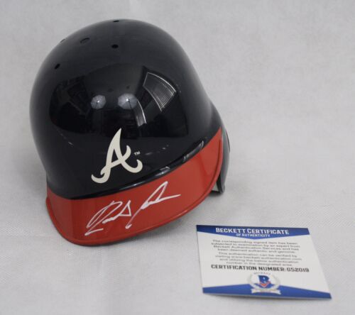 Ronald Acuna Signed Beckett Atlanta Braves Mini Helmet Autographed 2018 NL ROY
