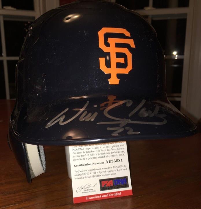 Will Clark SIGNED San Francisco Giants full size CoolFlo Batting Helmet -PSA COA