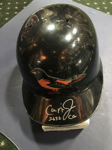 Cal Ripken Jr Signed Orioles ABC Batting Helmet #8 Holo Coa 2632 CG AUTOGRAPH