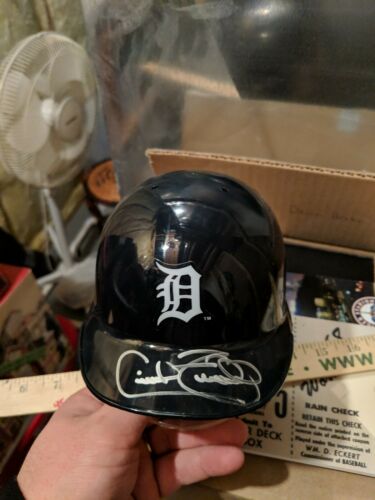 Cecil Fielder Detroit Tigers Autographed Mini Helmet