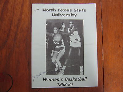 1983-84  NORTH TEXAS STATE  Women's Basketball Media Guide(JUDY  BUCKLES-NELSON)