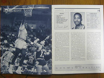 1988-89 GEORGIA TECH Men's Basketball Media Guide (DENNIS  SCOTT/BOBBY  CREMINS)