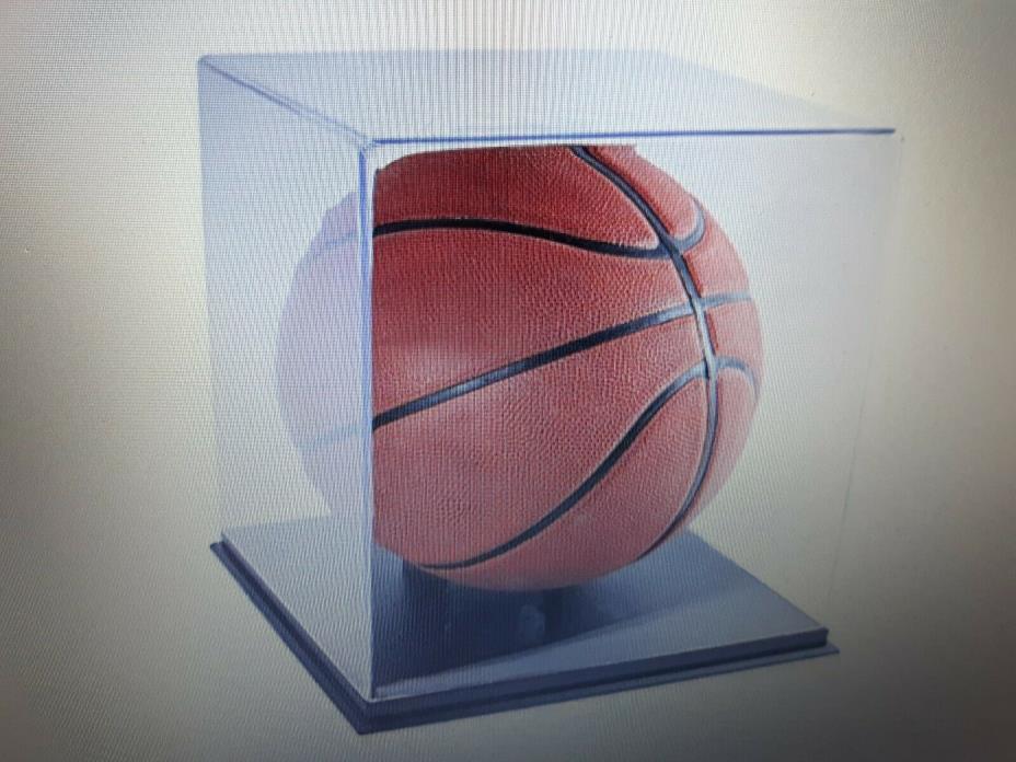 Basketball or Soccer ball Acrylic Display Case. New in box
