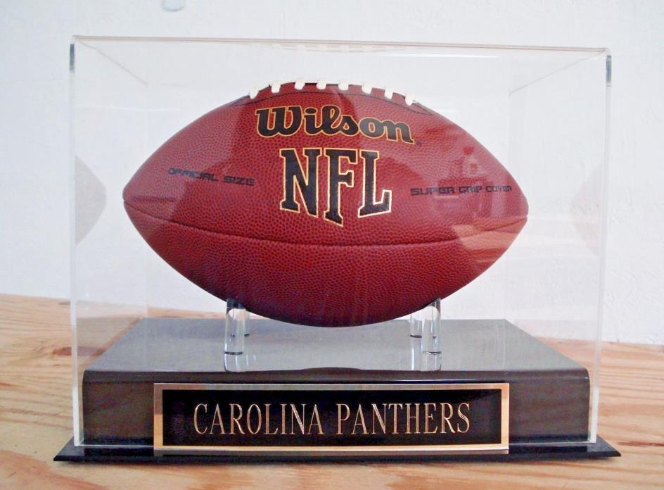 Football Display Case For Your Carolina Panthers Autographed Team Football
