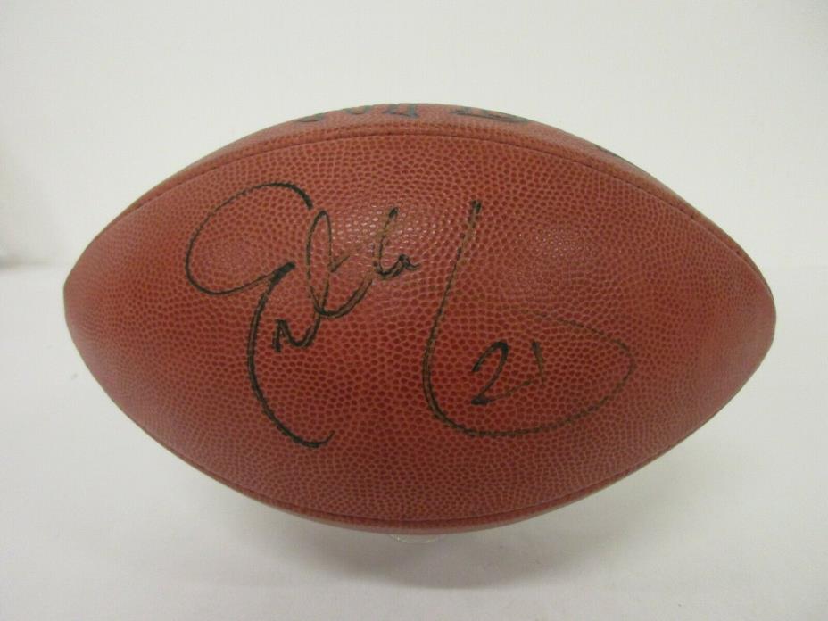 Eric Turner Cleveland Browns signed Autographed Wilson NFL Football CAS COA