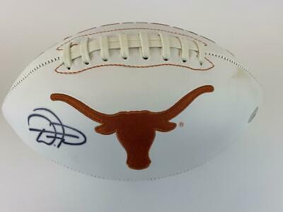 D'Onta Foreman Signed Texas Longhorns Logo Football Tristar COA autograph auto