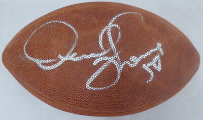 Derrick Thomas Autographed Wilson NFL Leather Football Chiefs Beckett A79858