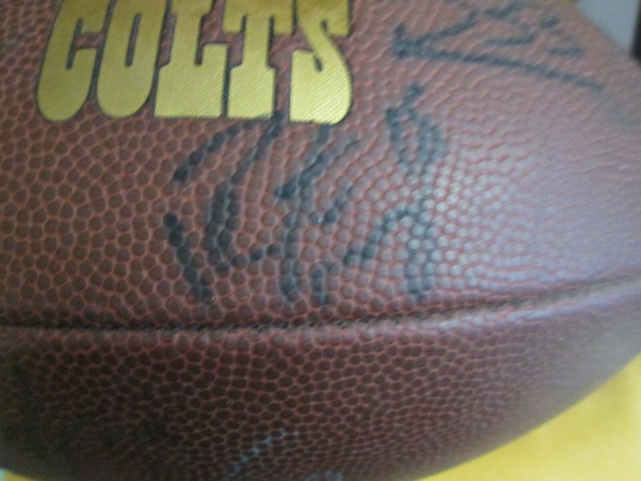 Peyton Manning Colts signed autographed  Football