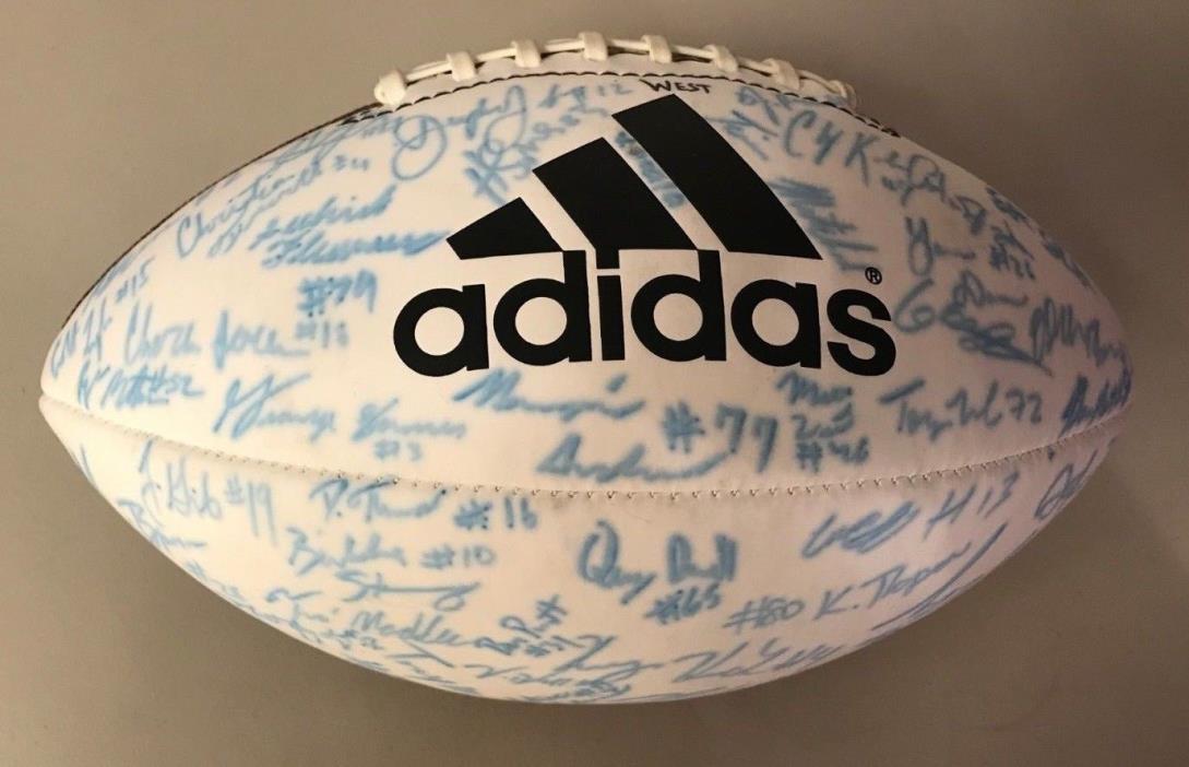 Odell Beckham Jr 2011 High School Army All American Bowl Team Signed Football