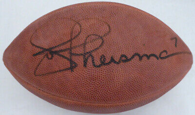 Joe Theismann Autographed Wilson NFL Leather Football (Flat) Beckett F16311