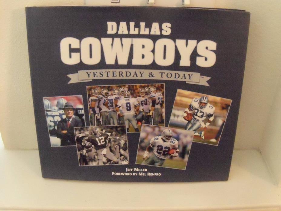 Dallas Cowboys Yesterday & Today Mel Renfro Auto. Book