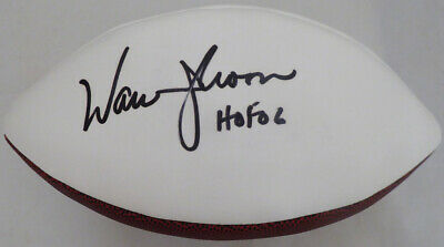 Warren Moon Autographed Seahawks Logo Football 