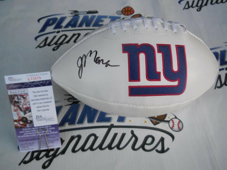 John Mara owner signed New York NY Giants logo football JSA COA