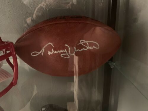 Johnny Unitas Signed Autographed Official Wilson NFL Football With JSA COA