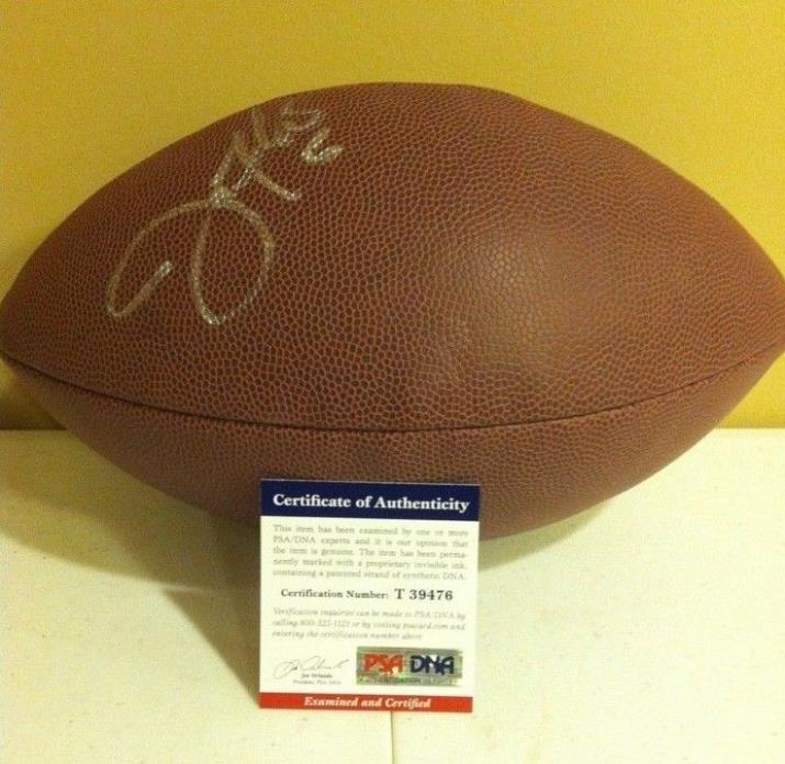Joe Flacco #5 Baltimore Ravens MVP Super Bowl Quarterback Signed NFL Wilson Foot