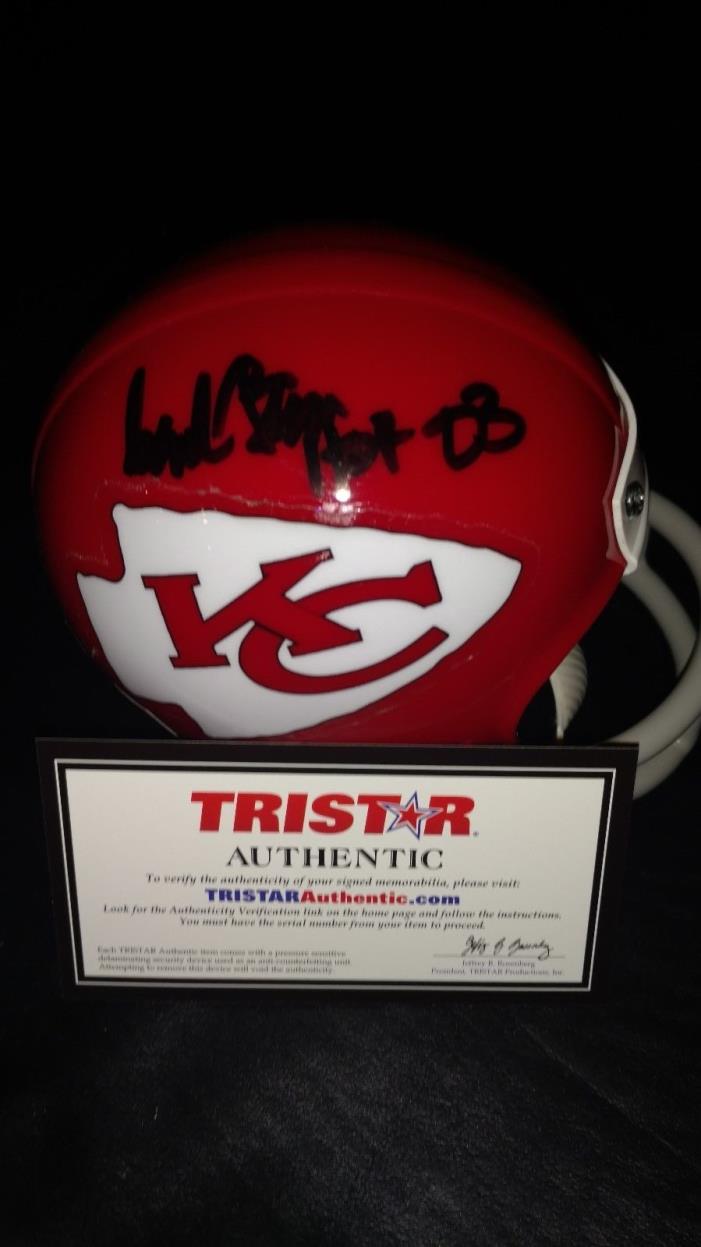 Hank Stram Autographed Kansas City Chiefs Helmet with TRISTAR COA Hall of Fame