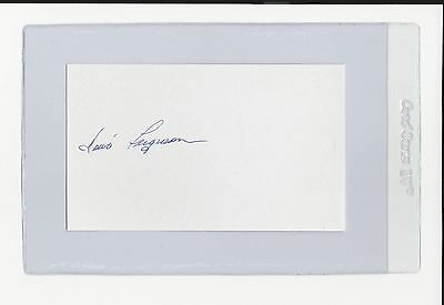 Howie Ferguson Green Bay Packers Signed Auto Football 3x5 Index Card Autograph