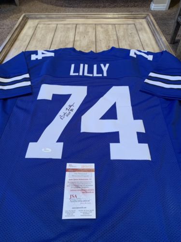 Bob Lilly Autographed/Signed Jersey JSA COA Dallas Cowboys HOF