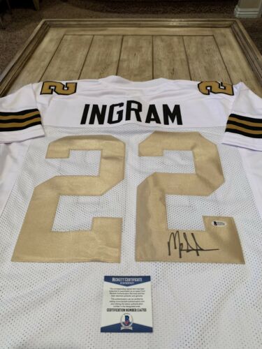 Mark Ingram Autographed/Signed Jersey Beckett COA New Orleans Saints Alabama