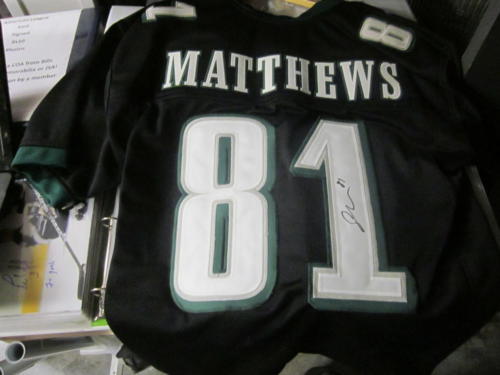Jordan Matthews Philadelphia Eagles Signed Custom Jersey JSA
