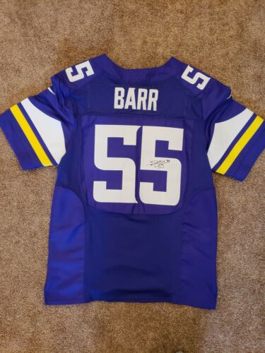 Anthony Barr Autographed Minnesota Vikings   Stiched NFL Game Jersey #55