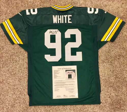 Reggie White Autographed Authentic Nike Pro Line Packers Jersey JSA COA