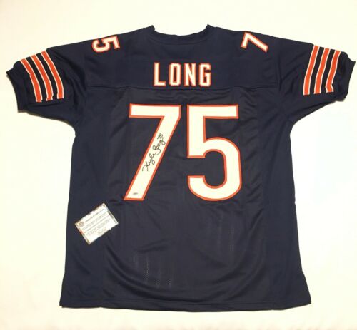 NFL Chicago Bears Signed NEW Kyle Long Jersey #75 Schwartz Sports Authentic
