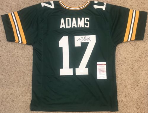 DAVANTE ADAMS Green Bay PACKERS Signed Jersey JSA Witnessed COA Autographed ??
