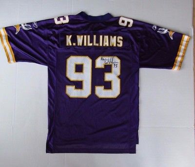 Kevin Williams Autographed Minnesota Vikings NFL Jersey by Reebok NFL Sz M