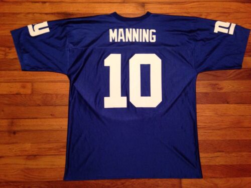 Vintage Eli Manning Jersey NY Giants  NFL Players Peyton Manning Rap Hip Hop XL