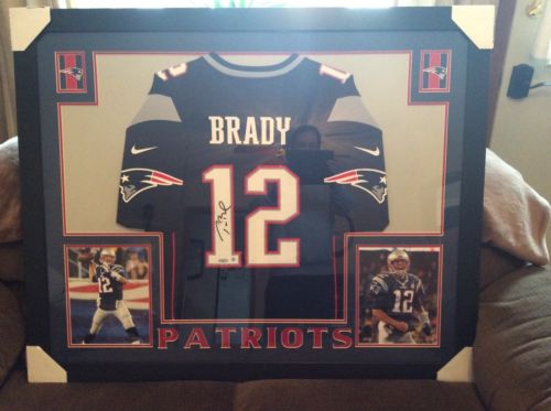 Tom Brady #12 (Autographed) New England Patriots Jersey (Steiner & Tri-Star COA)
