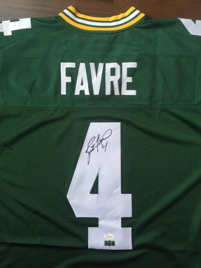 Brett Favre Autographed Signed Packer Jersey - JSA COA - Reebok Size 52