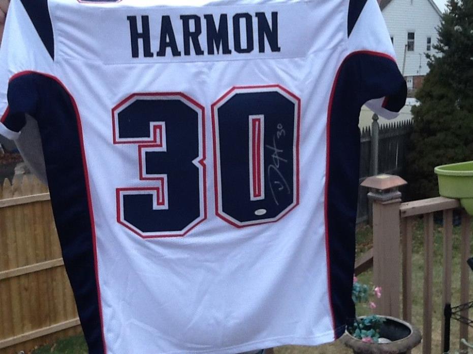 Duron Harmon New England Patriots Super Bowl Autographed Jersey XL W/Coa JSA