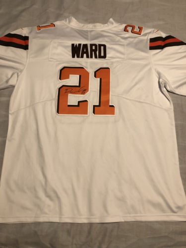 Denzel Ward Signed Autographed Cleveland Browns Jersey Pro Bowl Coa