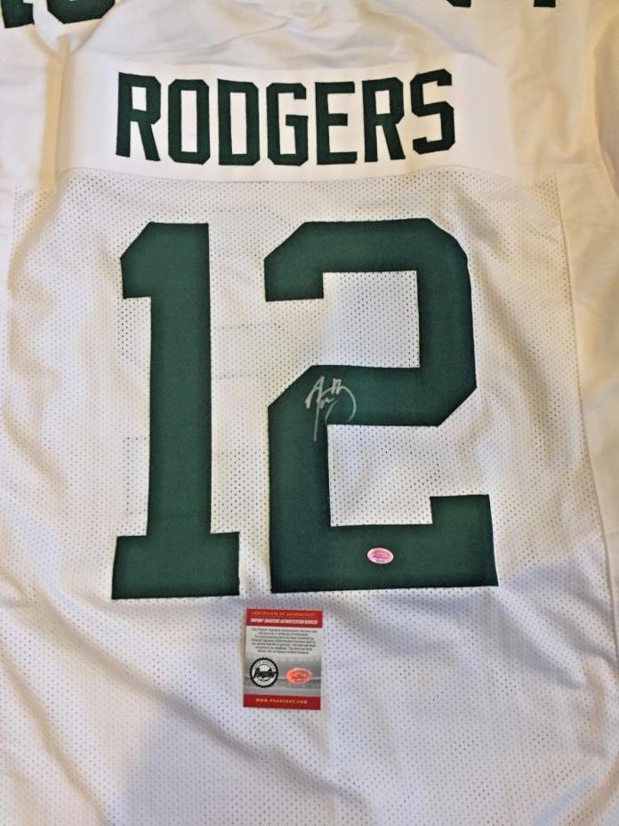 AARON RODGERS SIGNED JERSEY W/ COA