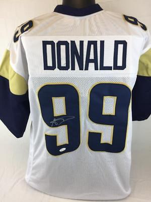 Aaron Donald signed autographed jersey Jsa coa LA Rams football autograph