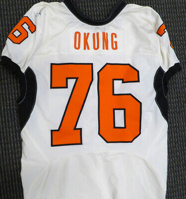 Russell Okung Game Used Nike 2010 Cotton Bowl Oklahoma State Jersey 131780