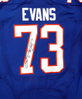 Jahri Evans Autographed 2012 Game Used Nike Pro Bowl Jersey Saints Beckett 95682