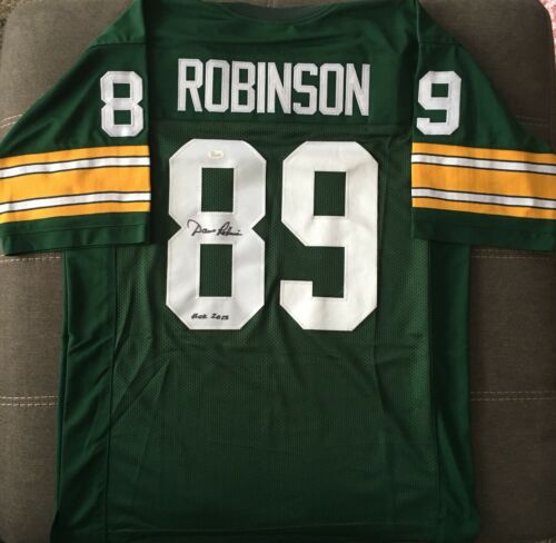 Dave Robinson Signed Green Bay Packers Jersey HOF 13 JSA witnessed COA