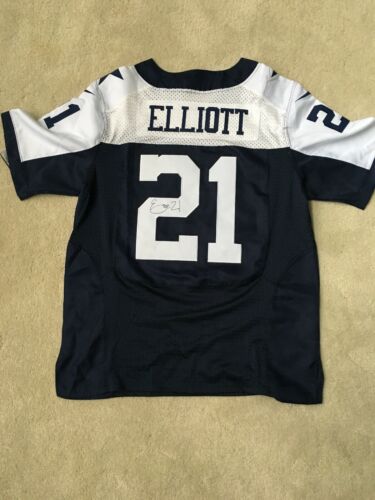 Ezekiel Elliott Dallas Cowboys Football Signed Jersey NFL COA