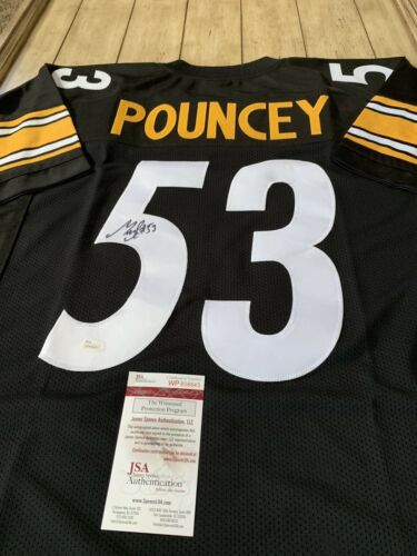 Maurkice Pouncey Autographed/Signed Jersey JSA COA Pittsburgh Steelers