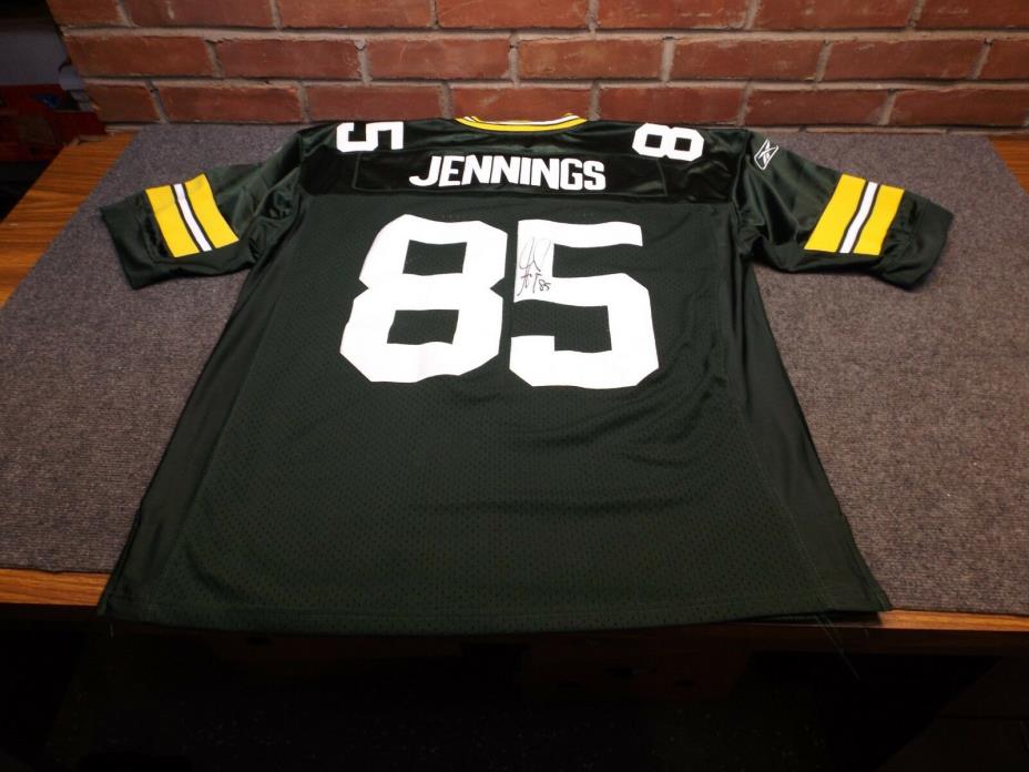 GREG JENNINGS SIGNED GREEN BAY PACKERS JERSEY WITH COA