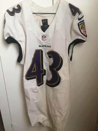 Fitzgerald Toussaint Baltimore Ravens Game Worn Jersey 2014