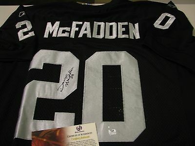 Darren McFadden Autographed Signed Raiders Jersey - COA