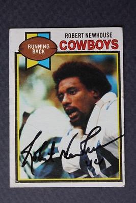 Dallas Cowboys star Robert Newhouse signed/autographed 1979 Topps football card!