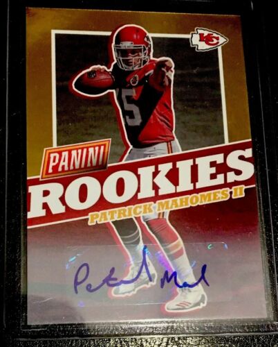 Patrick Mahomes II 2017 Panini National VIP Rookies Auto RC Kansas City Chiefs??