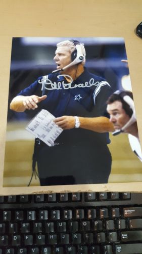 BILL PARCELLS AUTOGRAPHED SIGNED 8X10 PHOTO PICTURE FOOTBALL COWBOYS
