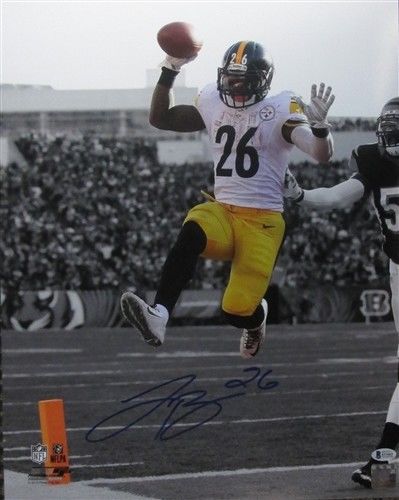 Steelers LEVEON BELL Signed 16x20 Photo #2 - 3x Pro Bowl - LE'VEON - Beckett