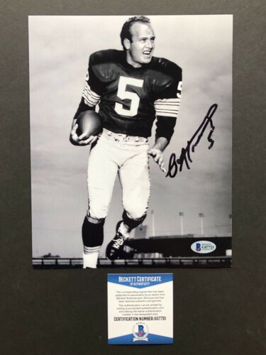 Paul Hornung autographed signed 8x10 photo Beckett BAS COA Green Bay Packers NFL