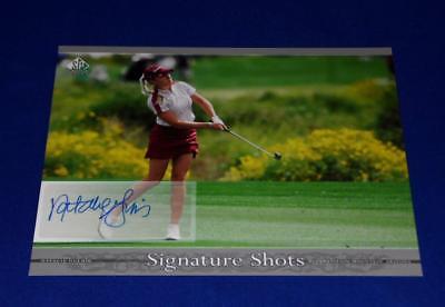 LPGA STAR  NATALIE GULBIS SIGNED OFFICIAL 8 X 10 PHOTO CARD